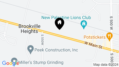 Map of 5352 W Us 52, New Palestine IN, 46163