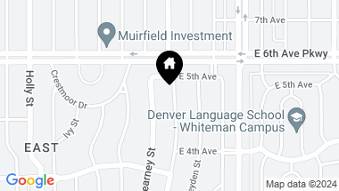 Map of 460 Kearney Street, Denver CO, 80220