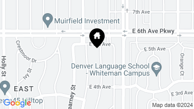 Map of 471 Leyden Street, Denver CO, 80220