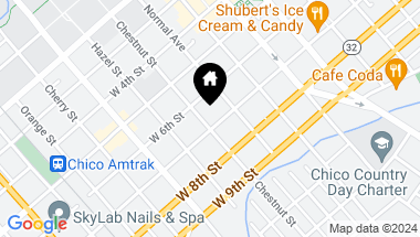Map of 635 Chestnut Street, Chico CA, 95928