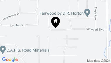 Map of 7723 Fairwood Boulevard, Plainfield IN, 46168