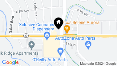 Map of 601 Chambers Road Unit: 300, Aurora CO, 80011