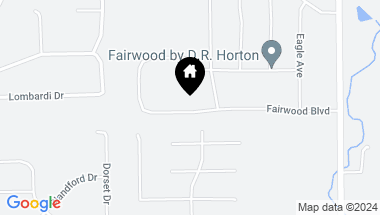 Map of 7744 Fairwood Boulevard, Plainfield IN, 46168