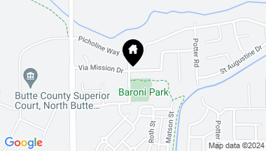 Map of 15 Baroni Drive, Chico CA, 95928