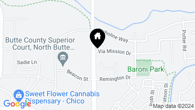 Map of 151 Via Mission Drive, Chico CA, 95928