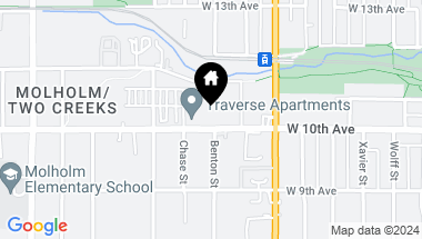 Map of 5401 W 10th Avenue, Lakewood CO, 80214