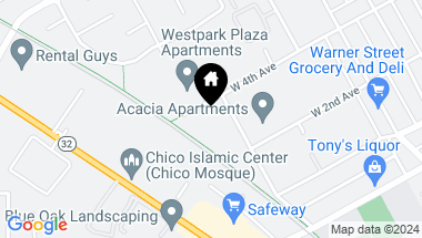 Map of 915 W 4th Avenue, Chico CA, 95926