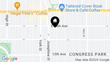 Map of 1365 Columbine Street Unit: 104, Denver CO, 80206
