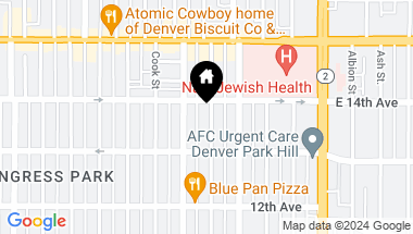 Map of 1359 Monroe Street, Denver CO, 80206