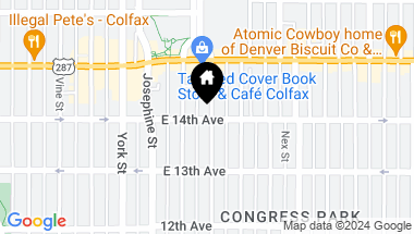 Map of 2525 E 14th Avenue, Denver CO, 80206