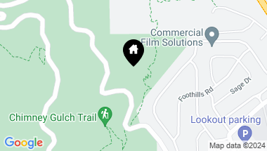 Map of 1960 Mt Zion Drive, Golden CO, 80401
