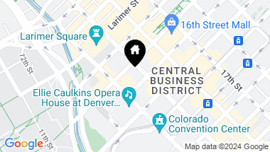 Map of 1020 15th Street Unit: 42D, Denver CO, 80202