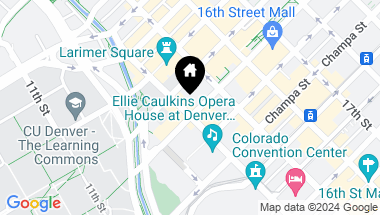 Map of 1133 14th Street Unit: 4050, Denver CO, 80202