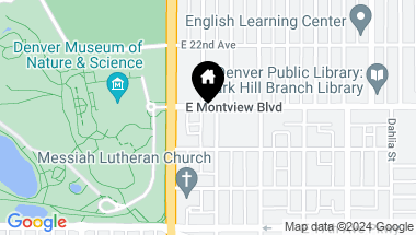 Map of 4050 Montview Boulevard, Denver CO, 80207