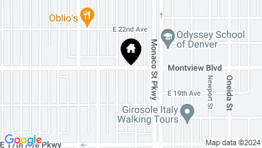 Map of 6330 Montview Boulevard, Denver CO, 80207