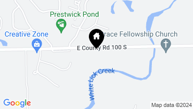 Map of 5821 E County Road 100 S, Avon IN, 46123