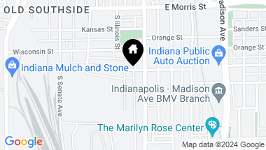 Map of 17 W Arizona Street, Indianapolis IN, 46225