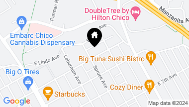 Map of 460 E 10th Avenue, Chico CA, 95926