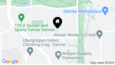 Map of 2336 Akron St, Denver CO, 80238