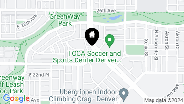 Map of 2411 Central Park Boulevard, Denver CO, 80238