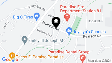 Map of 140 Pearson Road, Paradise CA, 95969