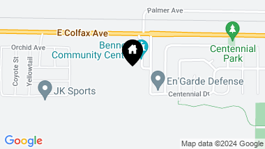 Map of 1200 W Colfax Avenue, Bennett CO, 80102