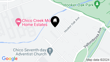 Map of 3 Hidden Grove Court, Chico CA, 95926