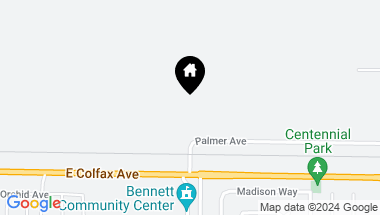 Map of Palmer Avenue, Bennett CO, 80102