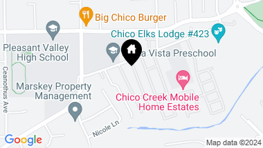 Map of 993 Jonell Lane, Chico CA, 95926