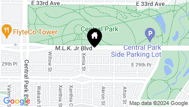 Map of 8884 Martin Luther King Boulevard, Denver CO, 80238