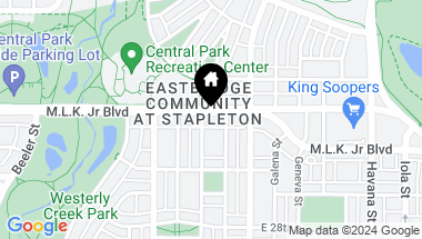 Map of 9924 Martin Luther King Boulevard, Denver CO, 80238