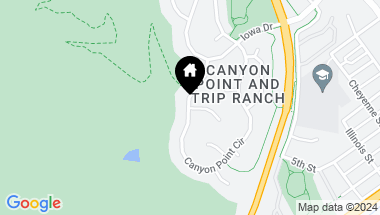 Map of 493 Canyon Point Circle, Golden CO, 80403