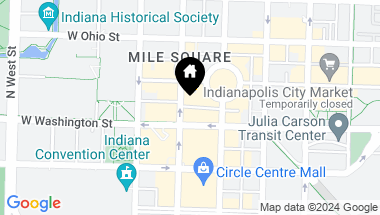 Map of 1 N Illinois Street Unit: 2102, Indianapolis IN, 46204