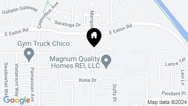 Map of 7 Harkness Court, Chico CA, 95973