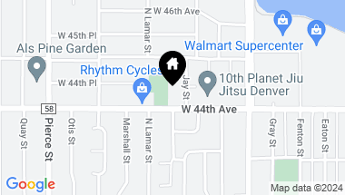 Map of 6301 W 44th Avenue, Wheat Ridge CO, 80033