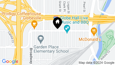 Map of 4489 Grant Street, Denver CO, 80216
