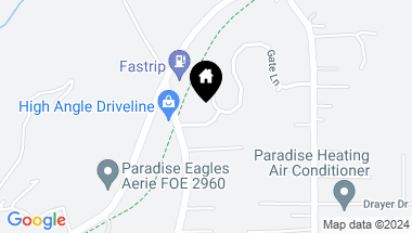Map of 1558 Gate Lane, Paradise CA, 95969