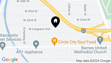 Map of 1155 Congress Avenue, Indianapolis IN, 46208