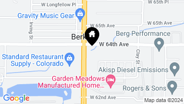 Map of 6350 Federal Boulevard, Denver CO, 80221