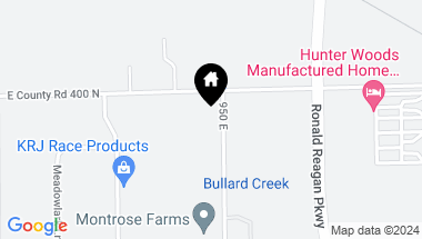 Map of 3940 N County Road 950 E, Brownsburg IN, 46112