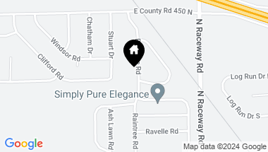 Map of 4296 Raintree Road, Indianapolis IN, 46234