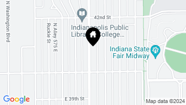 Map of 4051 N College Avenue, Indianapolis IN, 46205