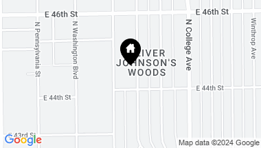 Map of 4440 N Park Avenue, Indianapolis IN, 46205