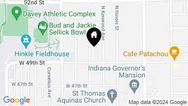 Map of 4921 N Capitol Avenue, Indianapolis IN, 46208