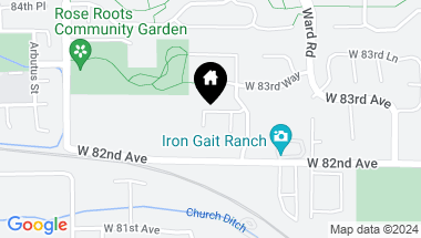 Map of 8242 Xenophon Ct, Arvada CO, 80005