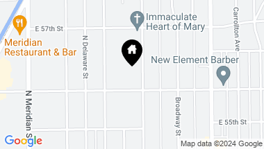 Map of 5616 N Central Avenue, Indianapolis IN, 46220