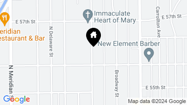 Map of 5627 N Central Avenue, Indianapolis IN, 46220