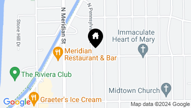 Map of 5701 N Pennsylvania Street, Indianapolis IN, 46220