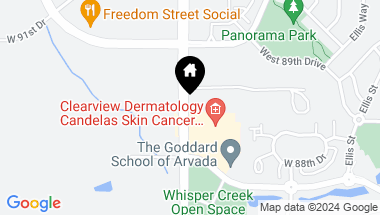 Map of 8850 Indiana Street, Arvada CO, 80007