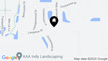 Map of 3630 Crickwood Circle, Indianapolis IN, 46268